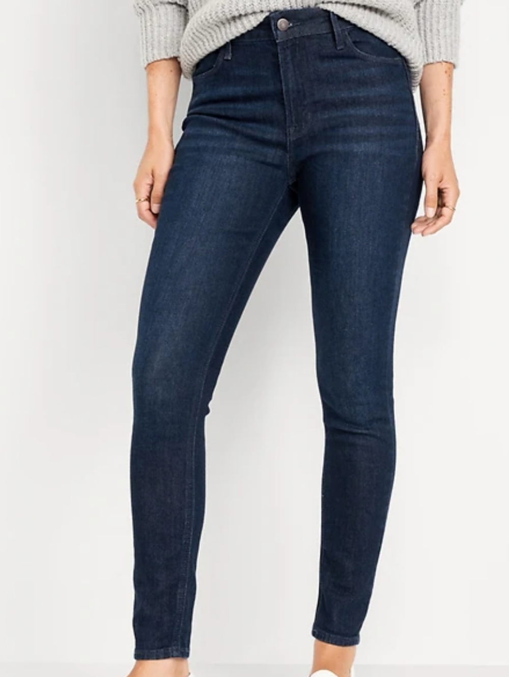 Old Navy High-Rise Wow Super-Skinny Jeans - Dark Rinse